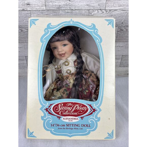 14” The Heritage Mint, Ltd. Doll - Alexandria from The Sitting Pretty Collection - Picture 1 of 5
